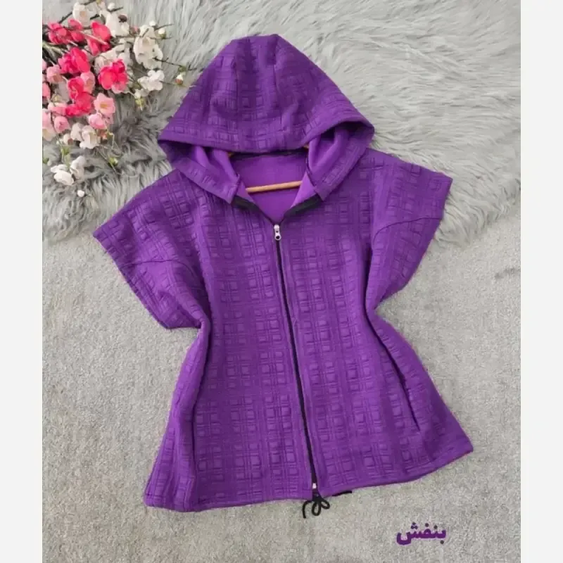 خرید و قیمت وست زنانه جنس شنل فتیله ای فری سایز مدل ترانه