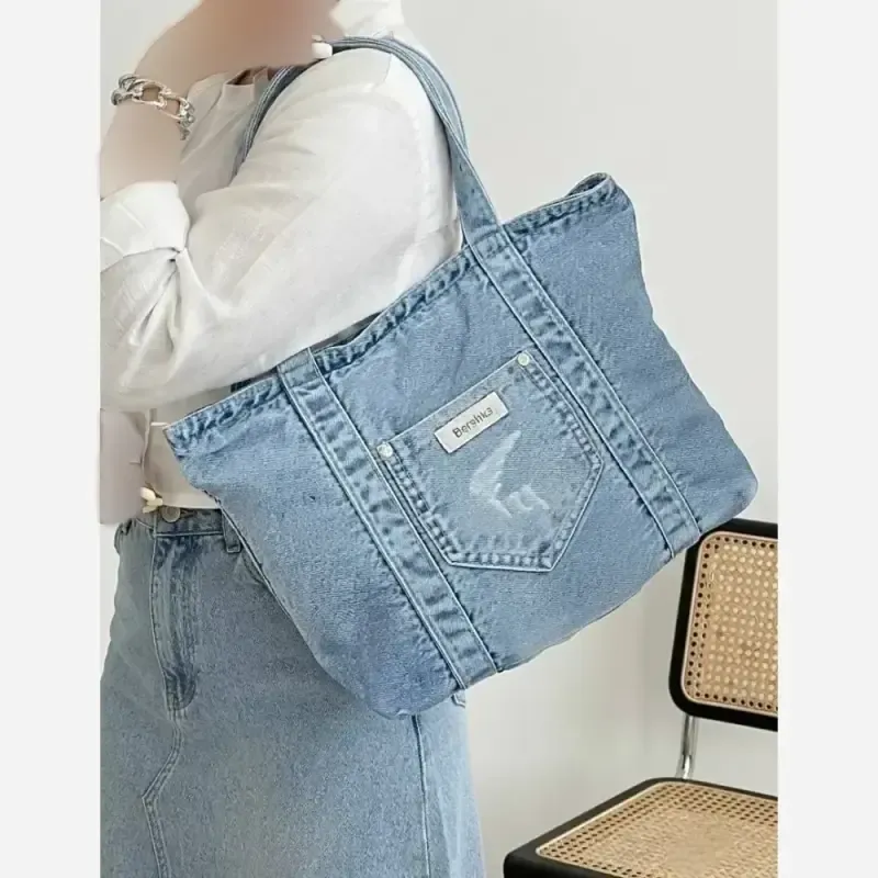 کیف جین لی خارجی درجه یک رنگ ثابت با دوخت تمیز