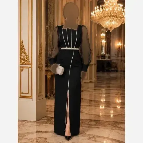مدل شاپرک جنس پارچه غواصی سایز 36 تا 48 رنگ مشکی