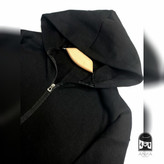 سویشرت زنانه مدل جلوزیپ ساده جنس دورس توکرکی فری سایز