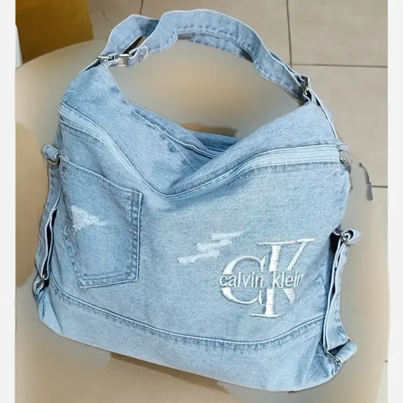 کیف جین 3 کاره لی خارجی ابعاد 35 در 35 در 10 سانت رنگ بندی متنوع