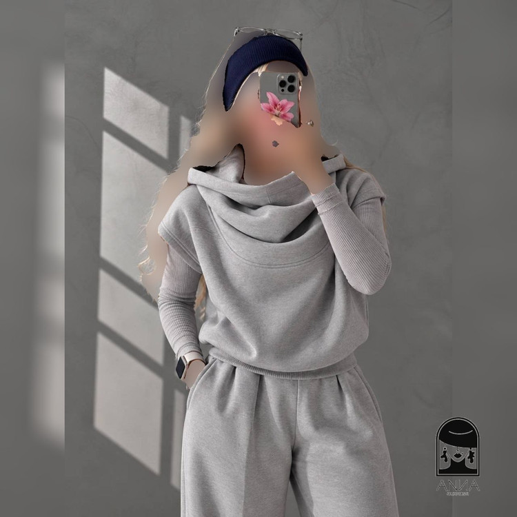 شلوار زنانه مدل دو یقه جنس دورس تو کرک ضخیم سایز ۱ تا ۲