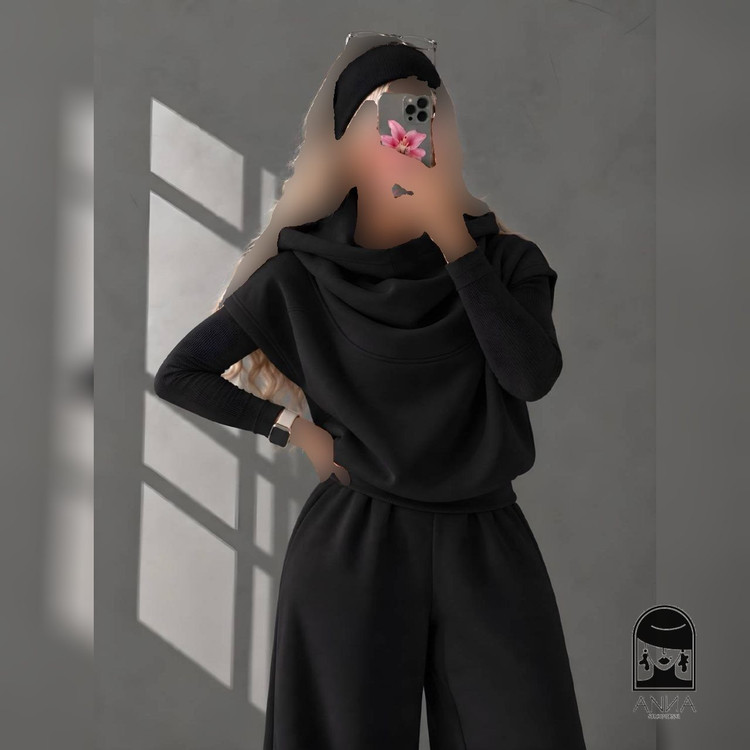 شلوار زنانه مدل دو یقه جنس دورس تو کرک ضخیم سایز ۱ تا ۲