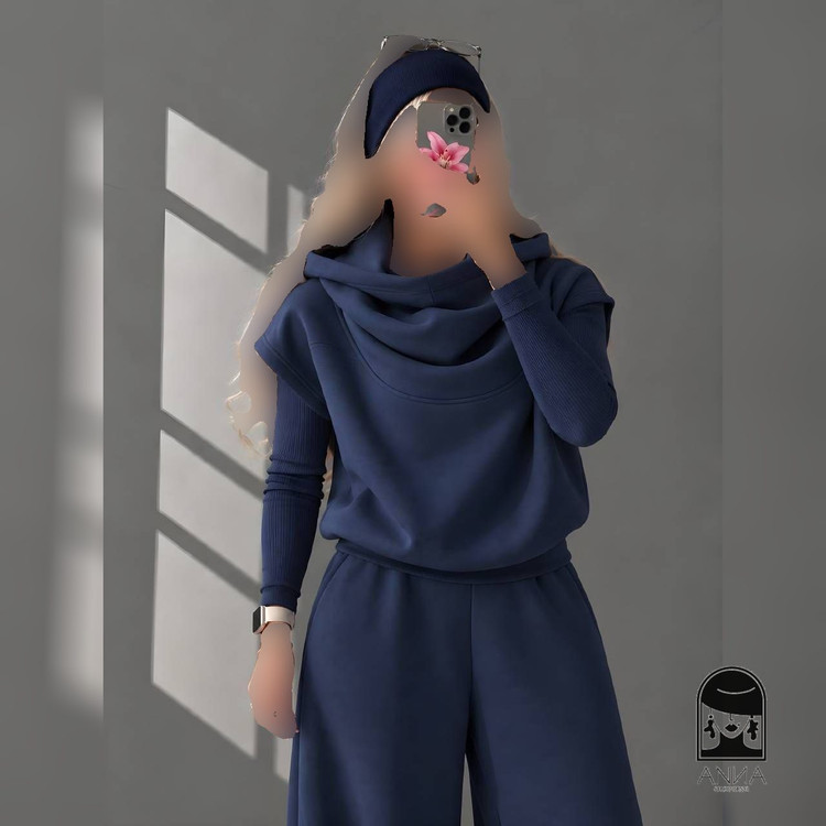 شلوار زنانه مدل دو یقه جنس دورس تو کرک ضخیم سایز ۱ تا ۲