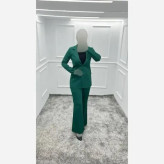 کت شلوار زنانه کرپ مازراتی مدل آتوسا