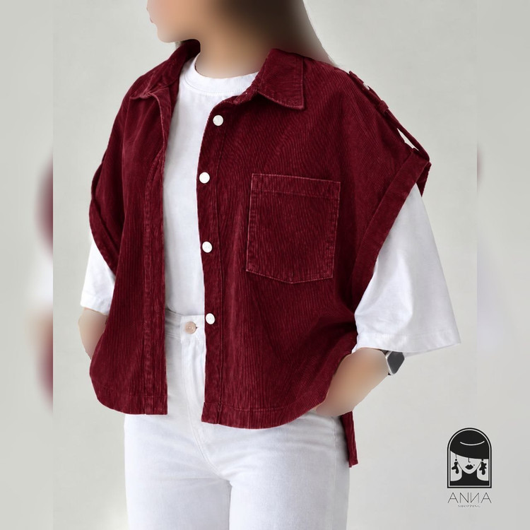 ست زنانه جنس مخمل کبریتی سایز یک