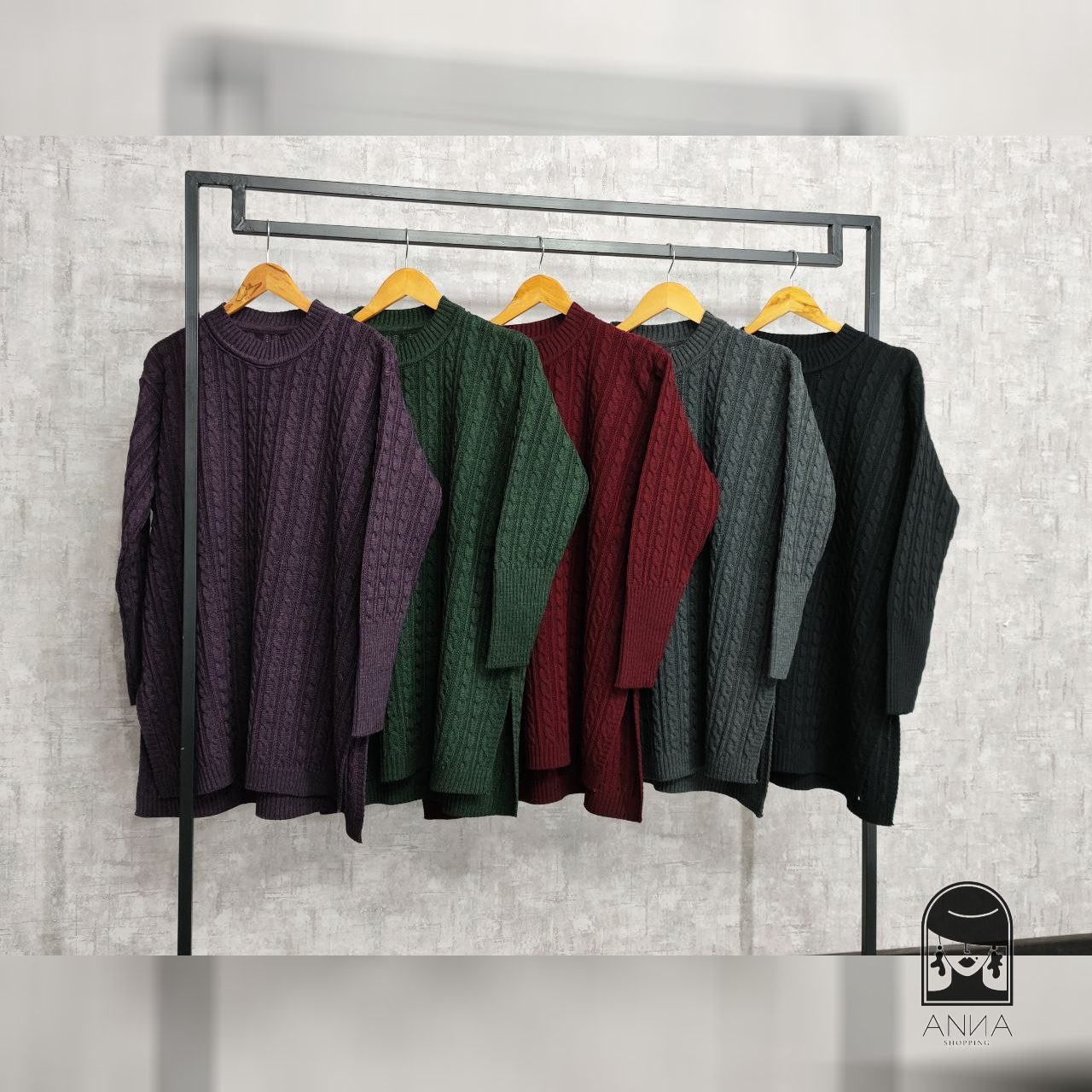 تقارنِ جلو و پشت، به مدل سلین جلوهای متفاوت داده و فری جنس بافت اکریلیک فری سایز 38 تا 50