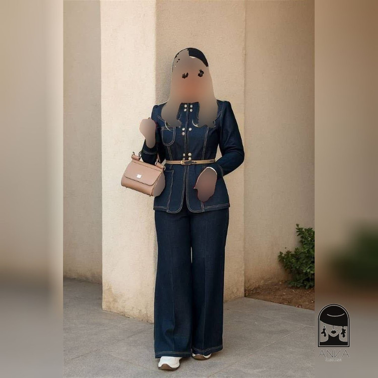 ست زنانه مدل 172 سانتیمتر جنس لی کاغذی فری سایز