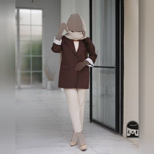 کت زنانه مدل دلبر با جنس مازراتی سایز دو