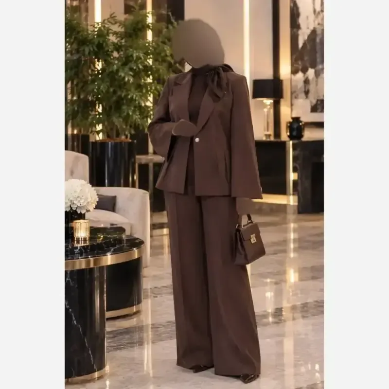 کت و شلوار زنانه مدل بانو جنس هرمس سایز 36 تا 44