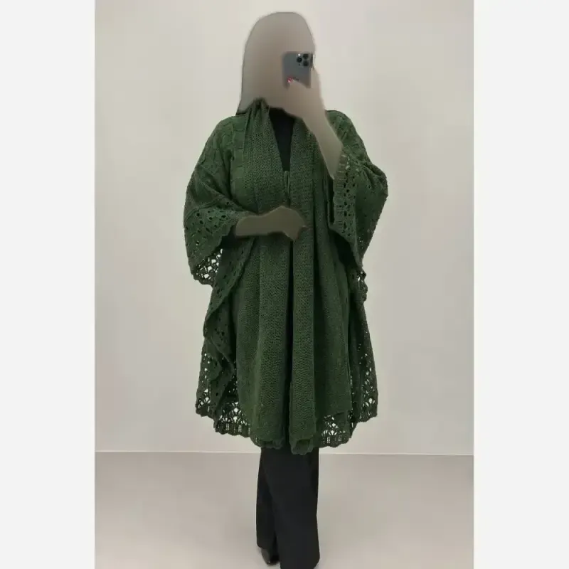 پالتو زنانه مدل ناز پارچه هرمس استردار گلدوزی شده سایز 38 تا 48