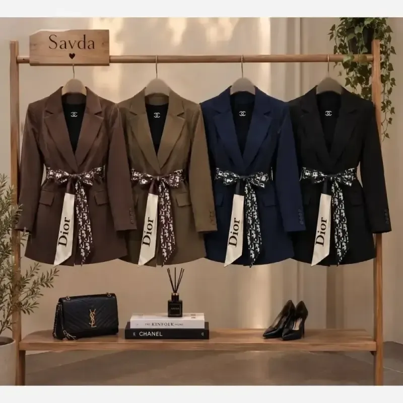 کت تک زنانه مدل دلبر جنس پارچه مازراتی درجه یک رنگ بندی متنوع
