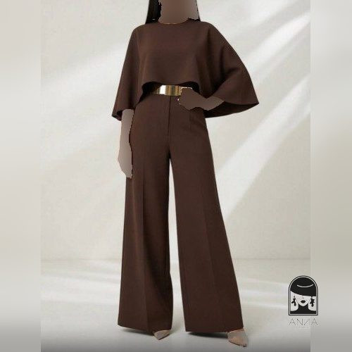 ست پانچو زنانه مدل شلوار دلهره سایز 38 تا 46
