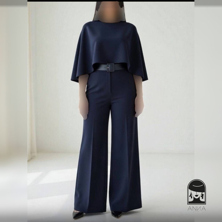 ست پانچو زنانه مدل شلوار دلهره سایز 38 تا 46