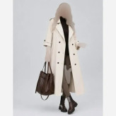 بارونی آستردار مدل تابنا پارچه تیسی ضدآب فریسایز