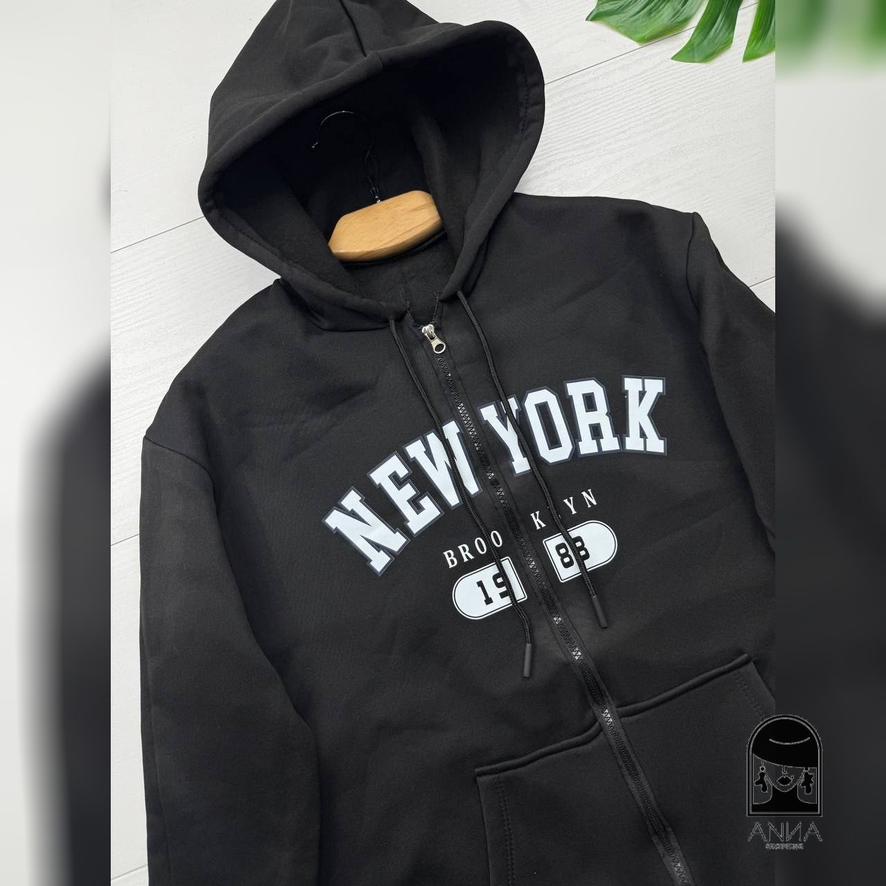 سویشرت زنانه مدل NY جنس دورس تو کرکی فری سایز