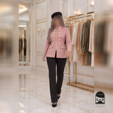 مانتو کتی زنانه مدل بونژه جنس مازراتی سایز ۱ تا ۲
