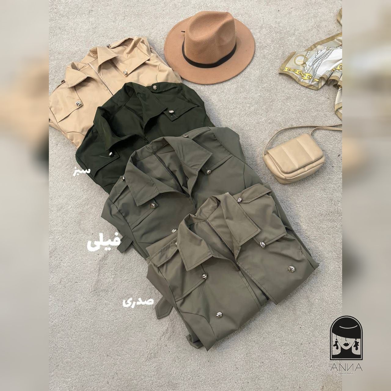 بارانی مدل صدف جنس کتان تی سی فری سایز