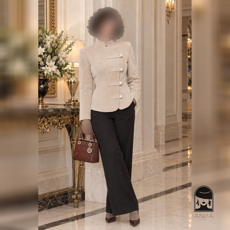 کت زنانه مدل رزگل سایز دو