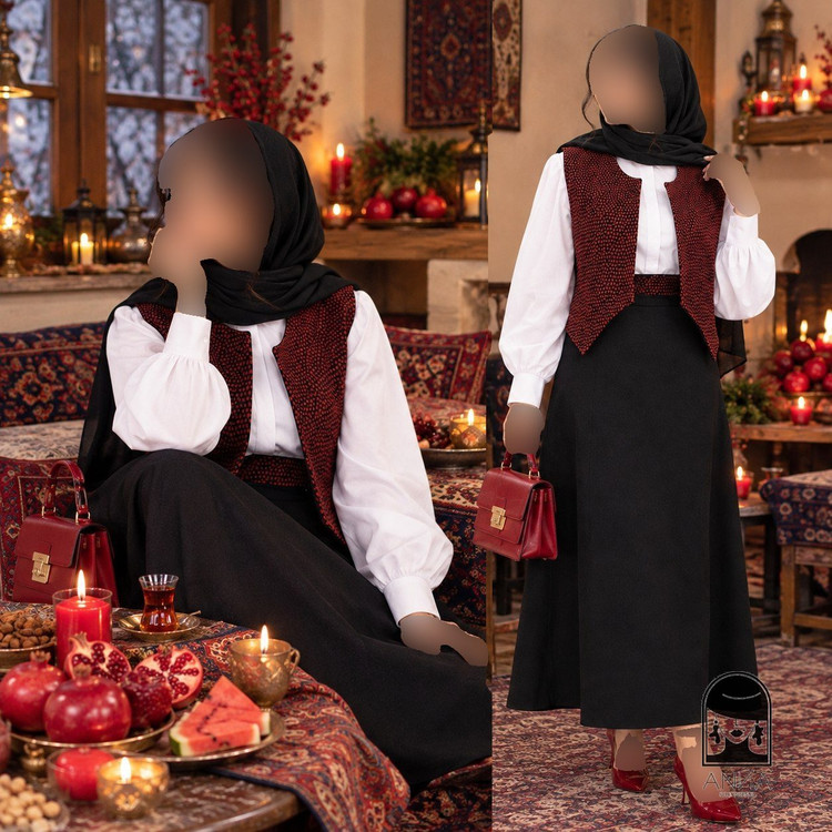 ست زنانه مدل ناره سایز دو