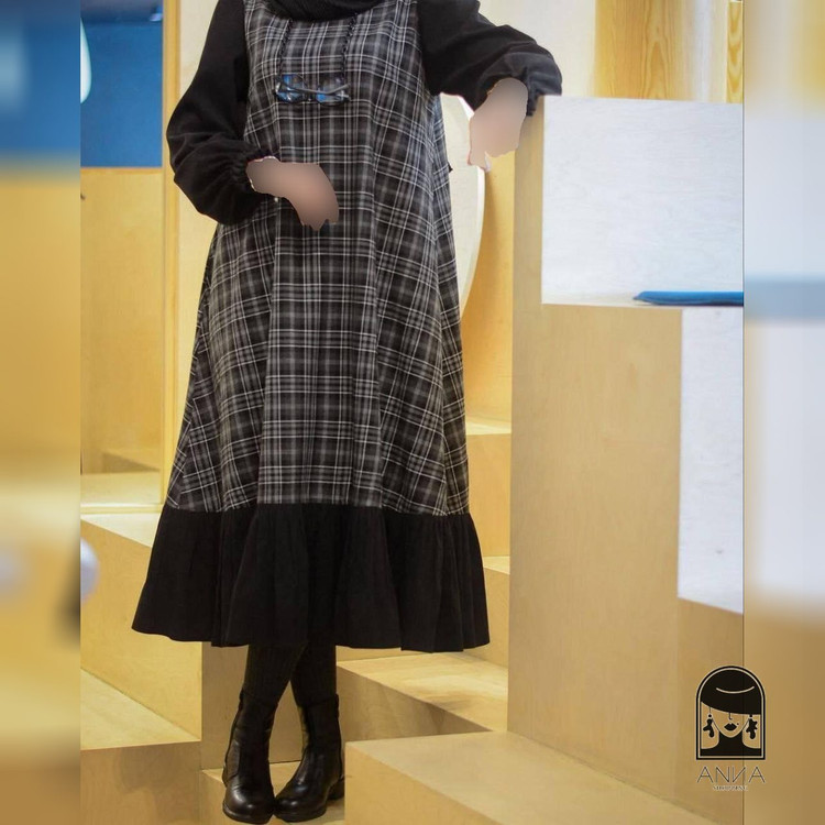 پیراهن زنانه مدل هلما جنس ریما فری سایز 38تا 50