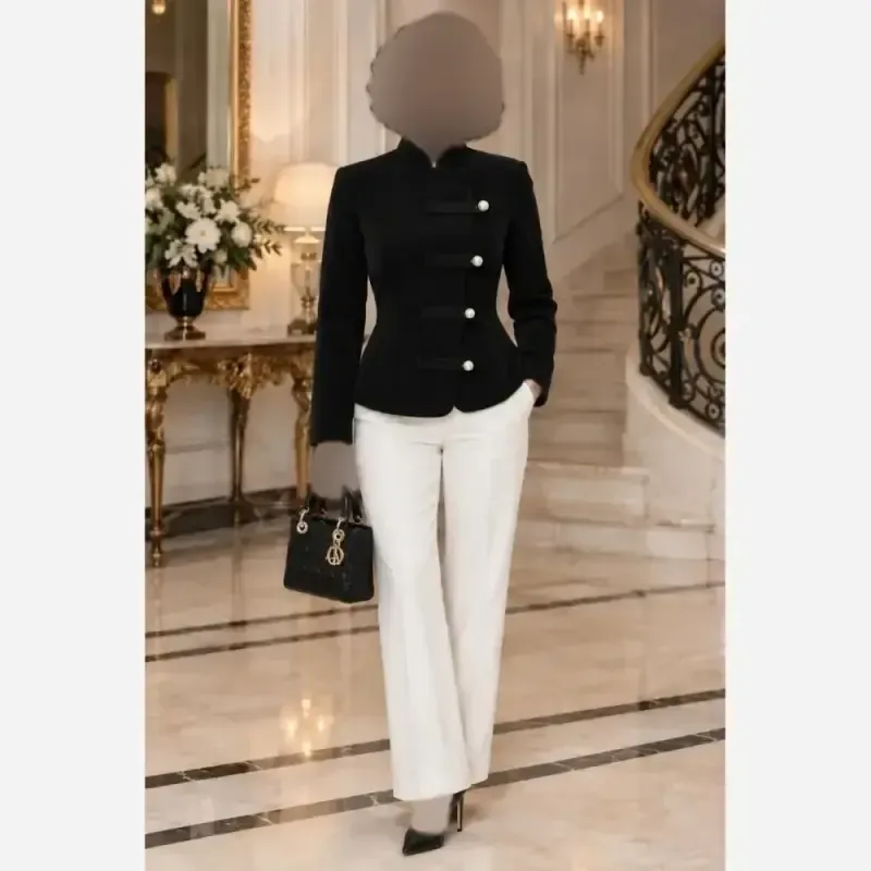 کت مخمل کبریتی زنانه مدل رزگل