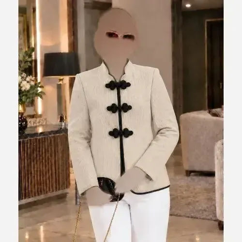 کت مخمل کبریتی مزونی زنانه مدل سارمین