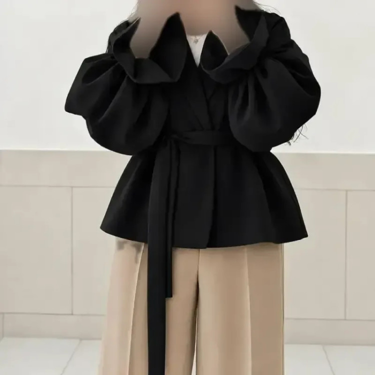 ست کت و شلوار زنانه جنس مازراتی مدل نوتلا
