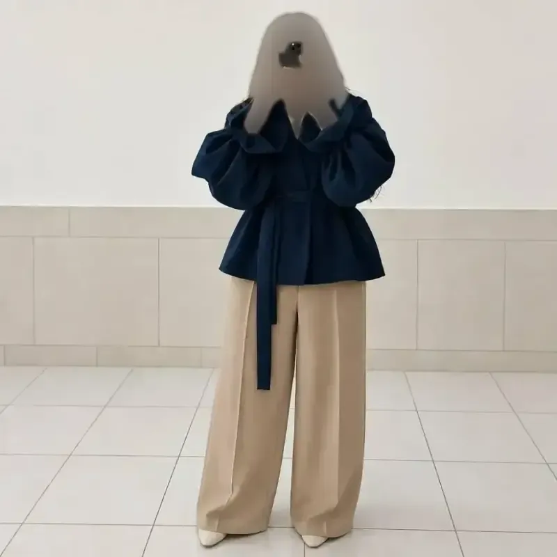 ست کت و شلوار زنانه جنس مازراتی مدل نوتلا