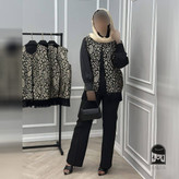 وست زنانه مدل ریش دار شانا جنس تافته فری سایز