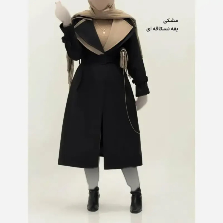 بارونی زنانه کتان زارا درجه یک مدل نیکا فری سایز آستردار