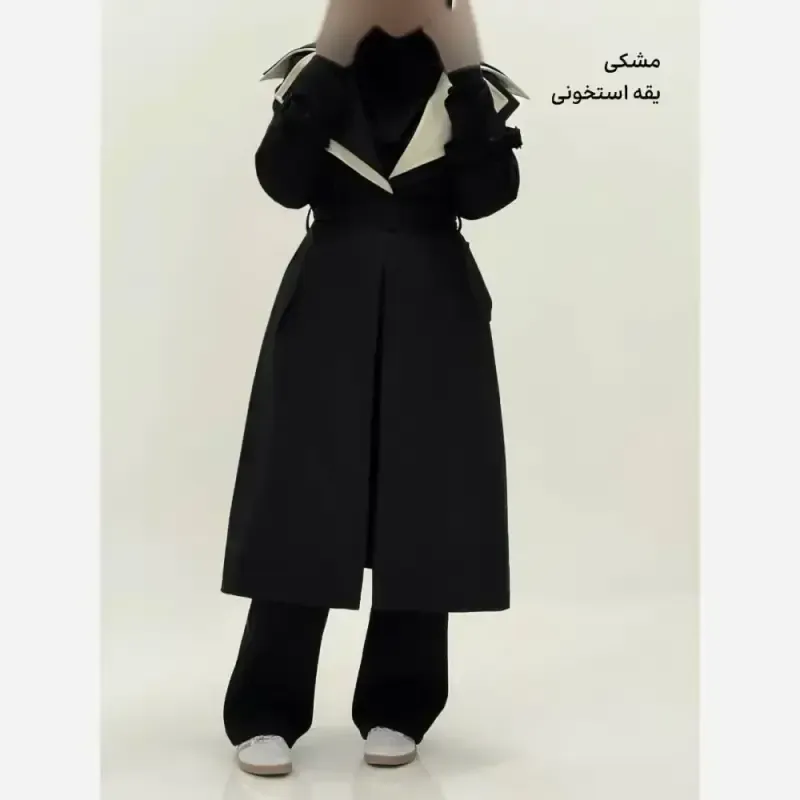 بارونی زنانه کتان زارا درجه یک مدل نیکا فری سایز آستردار