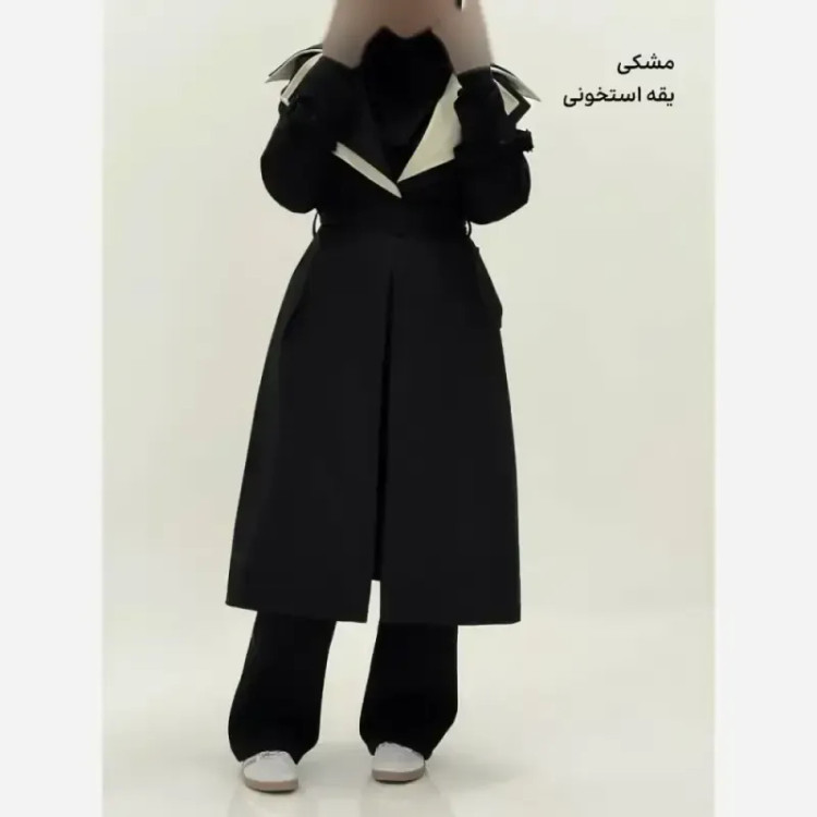 بارونی زنانه کتان زارا درجه یک مدل نیکا فری سایز آستردار