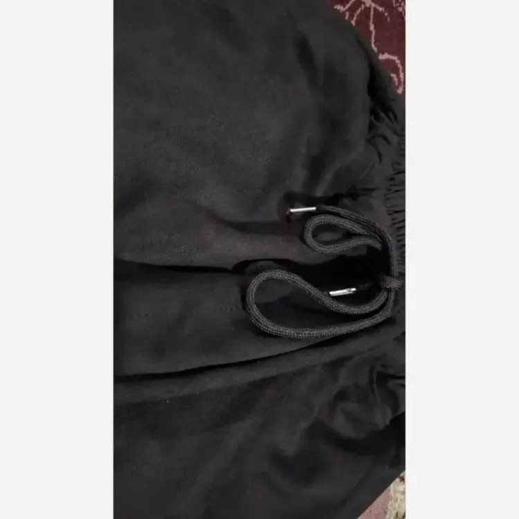 سویشرت دورس کلاهدار جلو زیپ مشکی طوسی سایز فری سایز