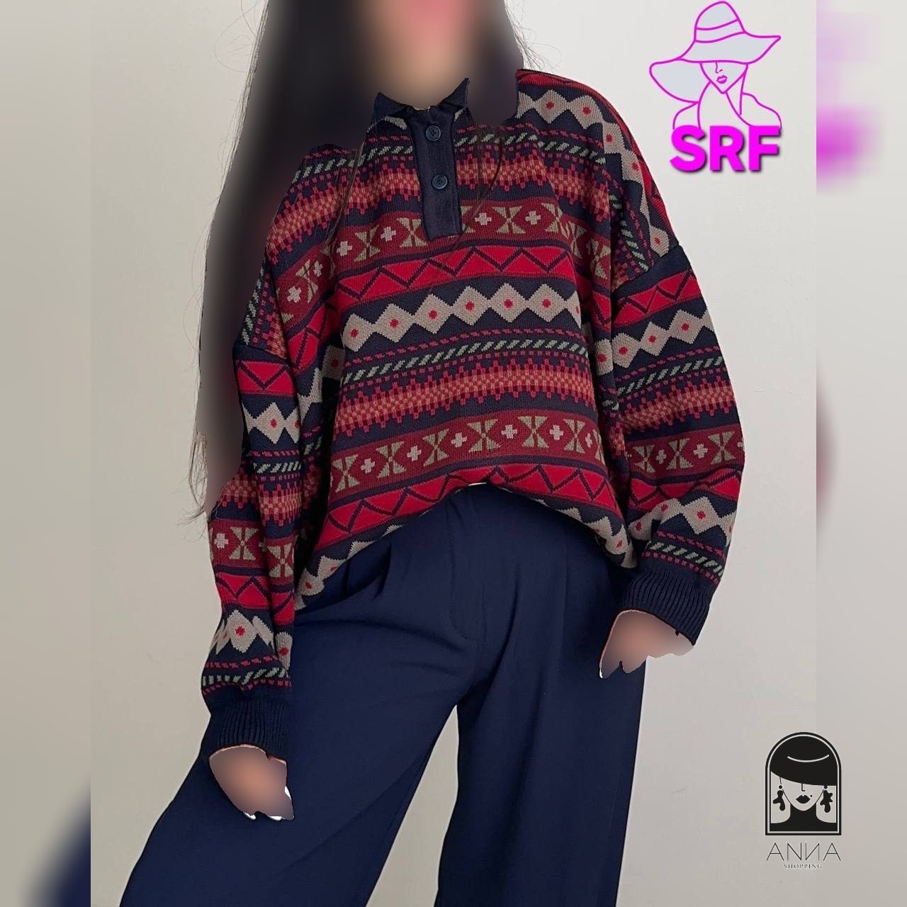 پوشاک زنانه جنس آکریل ترک نرم و لطیف فری سایز 36 تا 48