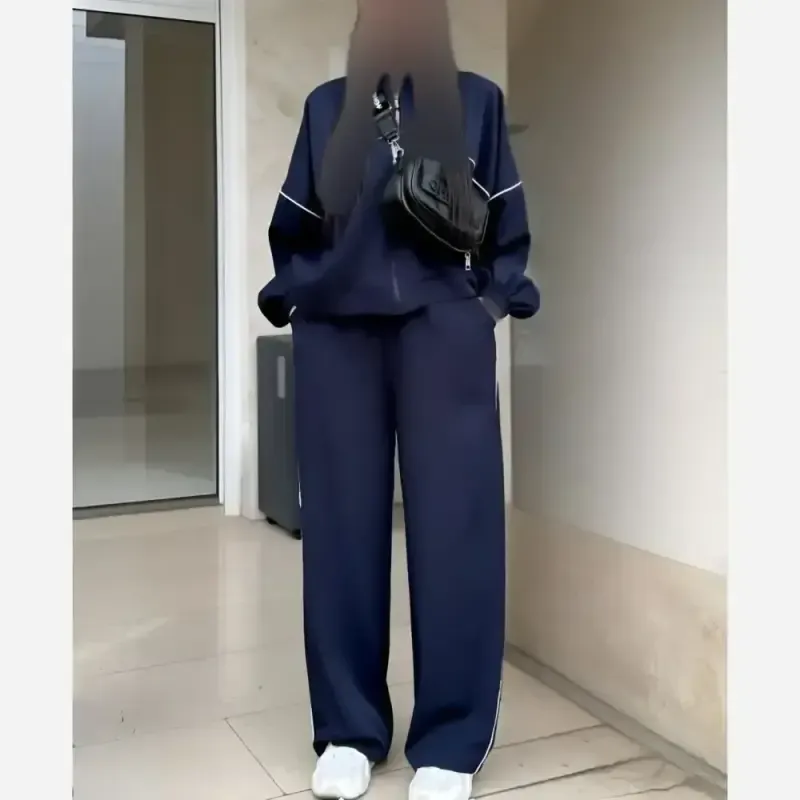 ست سویشرت و شلوار زنانه پاییزه و زمستانه فری سایز روناک