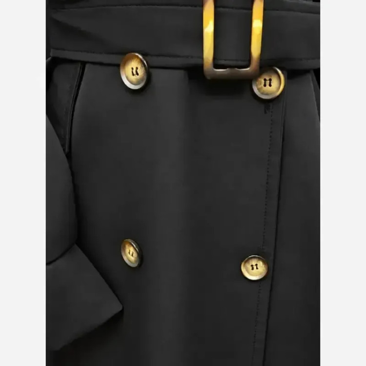 بارونی زنانه پاییزه و زمستانه پارچه سانتانا آسترکشی کامل قد 115 سایز بزرگ