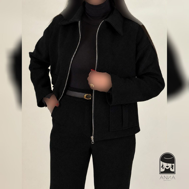 ست زنانه مدل دالینا جنس مخمل دالاس سایز دو