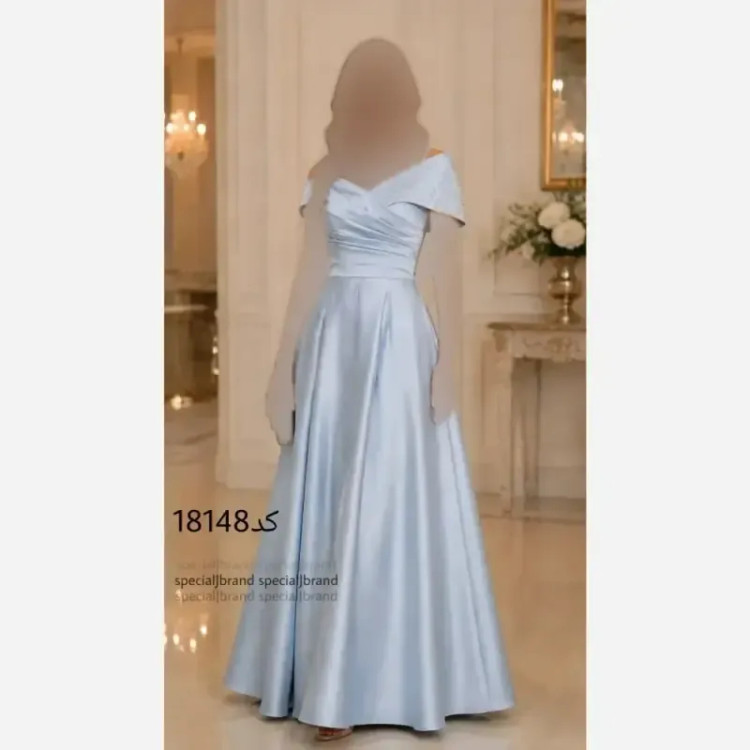 ماکسی مجلسی زنانه ساتن بارانیا