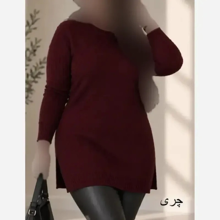 تونیک بافت زنانه نخ ترک آکرلیک ضد حساسیت سایز 38 تا 48