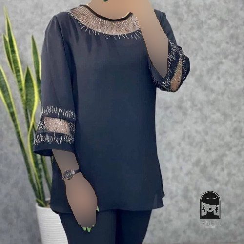 پوشاک زنانه جنس کرپ الیزه و کرپ حریر سایز ۱ تا ۲