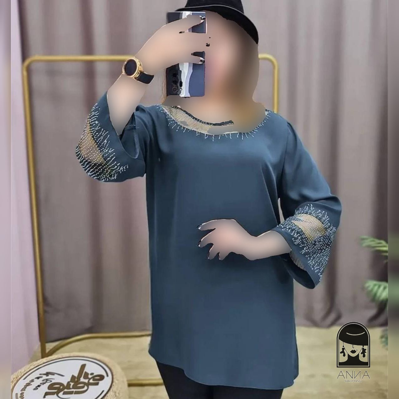 پوشاک زنانه جنس کرپ الیزه و کرپ حریر سایز ۱ تا ۲