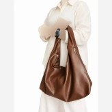 کیف دوشی بزرگ مدل لش کژوال مشکی شکلاتی سورمه ای کرم سایز 53 در 25