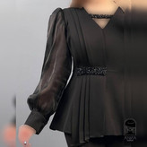 کت زنانه مدل مهتاب جنس فوق سایز ۱ تا ۴