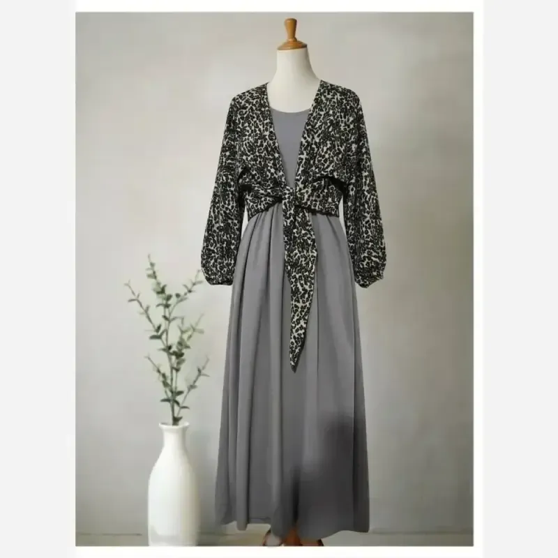 ماکسی ماهی توسی رویه ینزی زیره کرپ فری سایز تا 46 قد 140