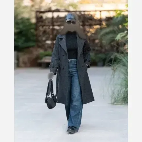پالتو زنانه مدل سرنا فوتر پشمی آستر ژاپنی قد 100 سانتی متر سایز 40 تا 50