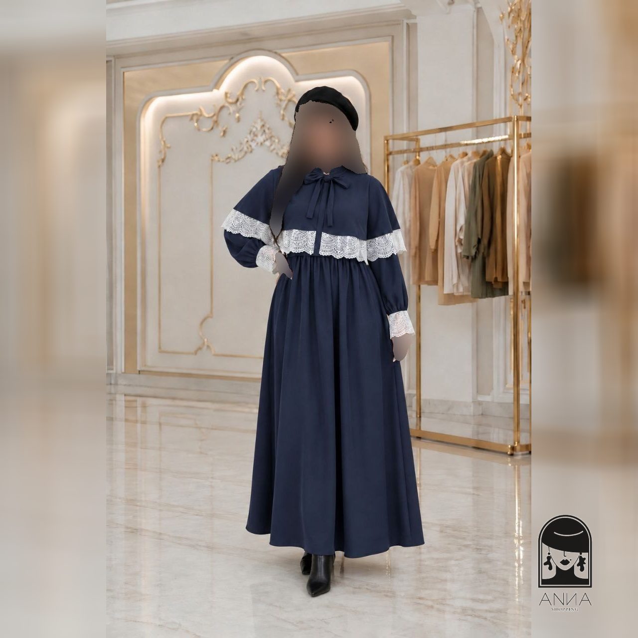 پیراهن زنانه مدل شنل دار جنس مخمل کبریتی ریز فری سایز