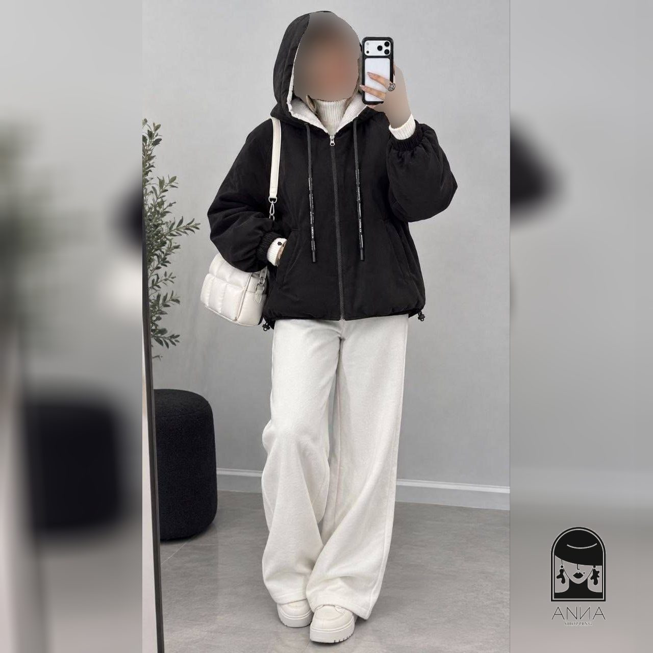 کاپشن زنانه مدل داخل تدی جنس سیلیکونی فری سایز 38 تا 44
